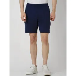 Van Heusen Navy Regular Fit Shorts-picture-45