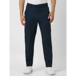 Van Heusen Navy Regular Fit Trackpants-picture-16