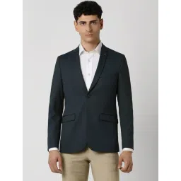 Van Heusen Navy Slim Fit Blazer-picture-18