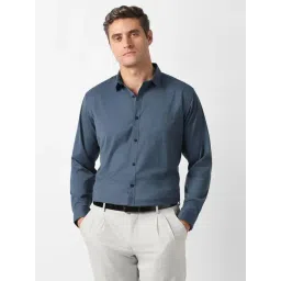 Van Heusen Navy Slim Fit Shirt-picture-42
