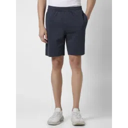 Van Heusen Navy Slim Fit Shorts-picture-39
