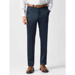 Van Heusen Navy Slim Fit Trousers-picture-47