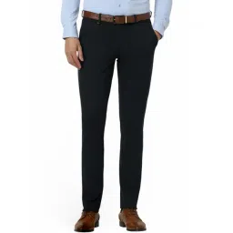 Van Heusen Navy Slim Fit Trousers-picture-30