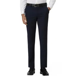 Van Heusen Navy Slim Fit Trousers image 1