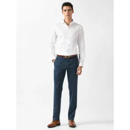 Van Heusen Navy Slim Fit Trousers image 5