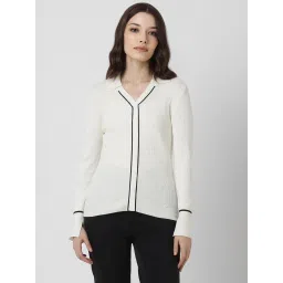 Van Heusen Off White Regular Fit Top image 1
