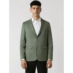 Van Heusen Olive Slim Fit Checks Blazer-picture-29