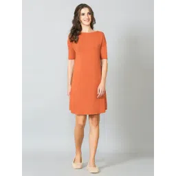 Van Heusen Orange Cotton Modal Relaxed Fit Sleep Tees-picture-39