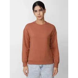 Van Heusen Orange Cotton Sweatshirt-picture-18