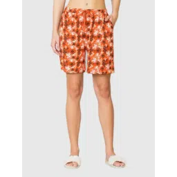 Van Heusen Orange Printed Shorts-picture-47