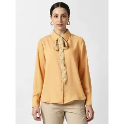 Van Heusen Peach Regular Fit Shirt-picture-21