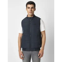 Van Heusen Pink & Navy Cotton Regular Fit Reversible Jacket-picture-26