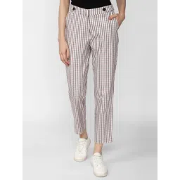 Van Heusen Pink Chequered Trousers-picture-42