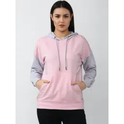 Van Heusen Pink Cotton Color-Block Sweatshirt-picture-29