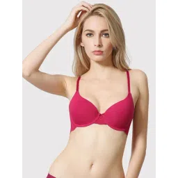 Van Heusen Pink Cotton Minimizer Bra-picture-35