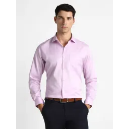 Van Heusen Pink Cotton Regular Fit Shirt-picture-28