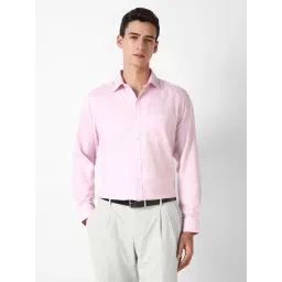 Van Heusen Pink Cotton Regular Fit Shirt-picture-22