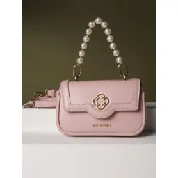 Van Heusen Pink Embellished Sling Handbag-picture-48