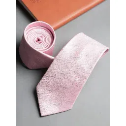 Van Heusen Pink Embroidered Tie-picture-28