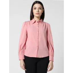 Van Heusen Pink Regular Fit Formal Shirt-picture-39