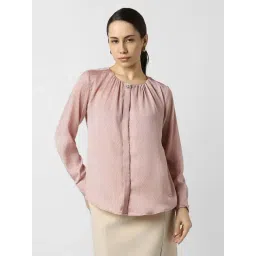 Van Heusen Pink Regular Fit Printed Shirt-picture-19