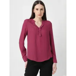 Van Heusen Pink Regular Fit Top-picture-36