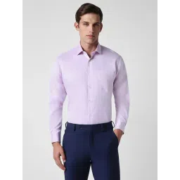 Van Heusen Purple Cotton Regular Fit Shirt-picture-20