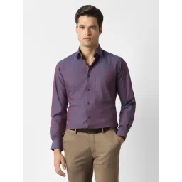 Van Heusen Purple Cotton Regular Fit Shirt-picture-31