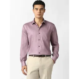 Van Heusen Purple Cotton Regular Fit Shirt-picture-29