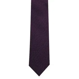 Van Heusen Purple Embroidered Tie-picture-39