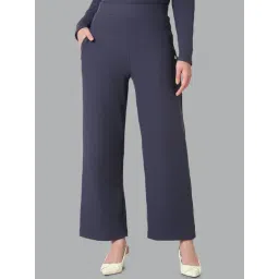 Van Heusen Purple Mid Rise Pants-picture-43