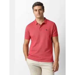 Van Heusen Red Cotton Regular Fit T-Shirt-picture-10