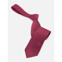 Van Heusen Red Embroidered Formal Tie-picture-33