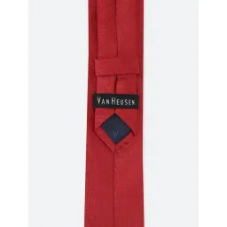 Van Heusen Red Embroidered Tie image 4
