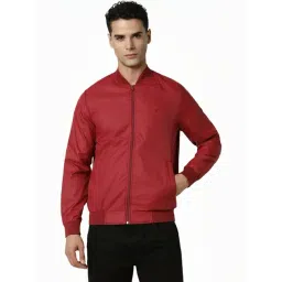 Van Heusen Red Regular Fit Bomber Jacket-picture-47
