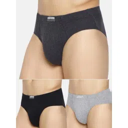 Van Heusen Regular Fit Anti Bacterial Colour Fresh Solid Briefs - Pack of 3-picture-11