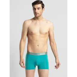 Van Heusen Regular Fit Anti Bacterial Colour Fresh Solid Trunks - Tropical Green-image-41