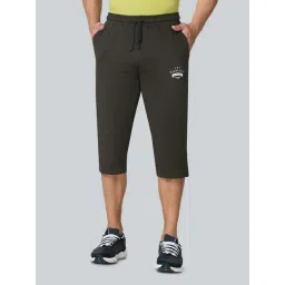 Van Heusen Regular Fit Drawstring Waist Functional Pockets Capri Shorts - Moss Green-picture-48