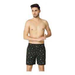 Van Heusen Regular Fit Side Pocket Side Slits Allover Print Boxer Shorts - CPB-51-picture-32