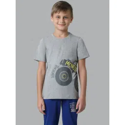 Van Heusen Regular Fit Smart Tech Easy Stain Release T-Shirt - Grey Melange-picture-32