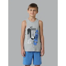 Van Heusen Regular Fit Smart Tech Easy Stain Release Vest - Grey Melange-picture-24