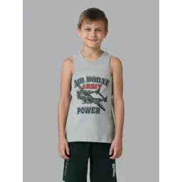 Van Heusen Regular Fit Smart Tech Easy Stain Release Vest - Grey Melange2-picture-33