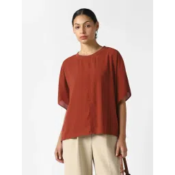 Van Heusen Rust Regular Fit Top image 1