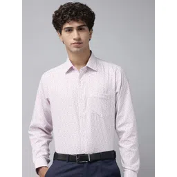 Van Heusen Slim Fit Geometric Printed Pure Cotton Formal Shirt-picture-24