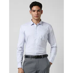 Van Heusen Slim Fit Opaque Checked Formal Shirt image 1