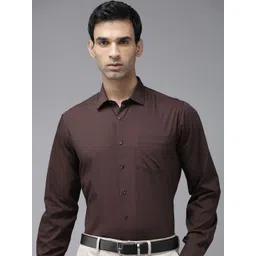 Van Heusen Slim Fit Opaque Solid Formal Shirt-picture-31