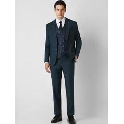 Van Heusen Slim-Fit Single-Breasted Three-Piece Suit-picture-32