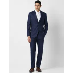Van Heusen Slim-Fit Single-Breasted Two-Piece Suits-picture-34