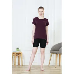 van heusen Solid Women Black Regular Shorts-picture-14