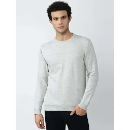 Van Heusen Sport Grey  Regular Fit SweatShirt-picture-38